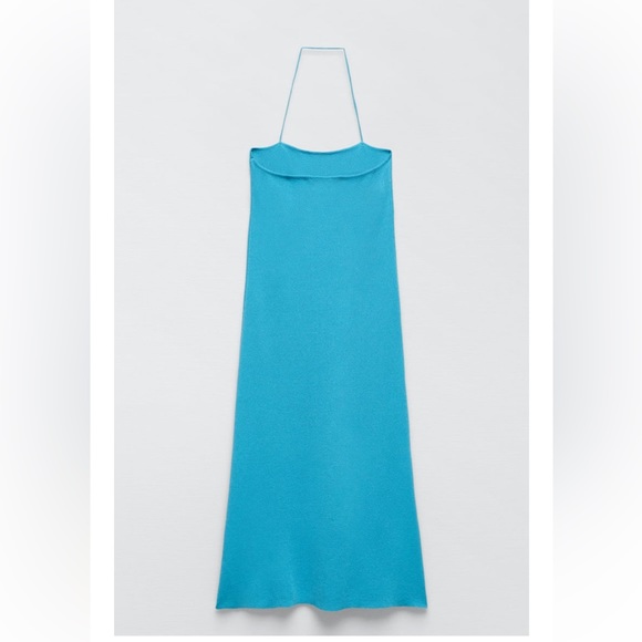 ZARA NWT KNIT DRESS WITH METALLIC THREAD - Picture 4 of 6